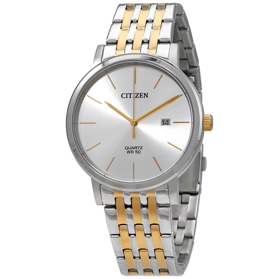 Citizen Quartz Silver Dial Two-tone Men's Watch BI5074-56A - Dawson Watches