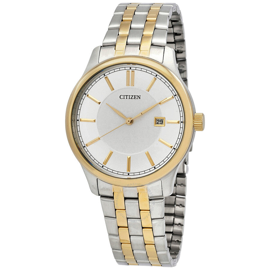 Citizen Quartz Silver Grey Dial Two-tone Men's Watch BI1054-55A - Dawson Watches