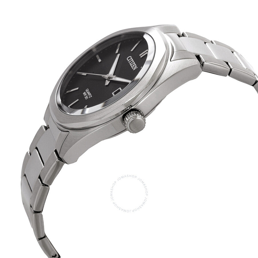 Citizen Quartz Stainless Steel Black Dial Men's Watch BI5110-54E - Dawson Watches #2