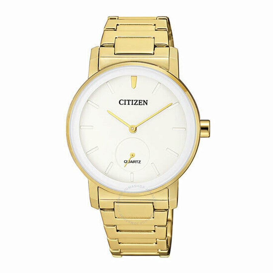 Citizen Quartz White Dial Gold-tone Ladies Watch EQ9062-58A - Dawson Watches