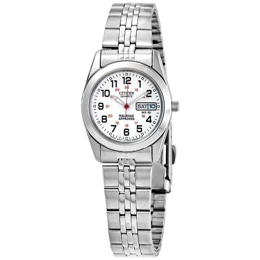Citizen Quartz White Dial Ladies Watch EQ0510-58A - Dawson Watches