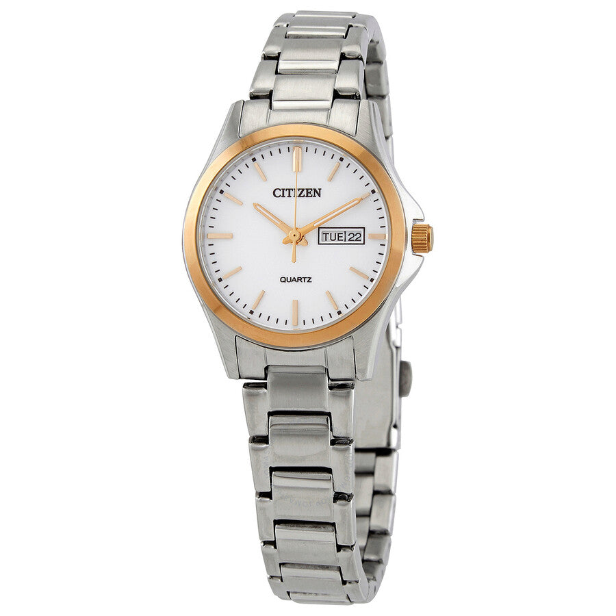 Citizen Quartz White Dial Ladies Watch EQ0596-87A - Dawson Watches