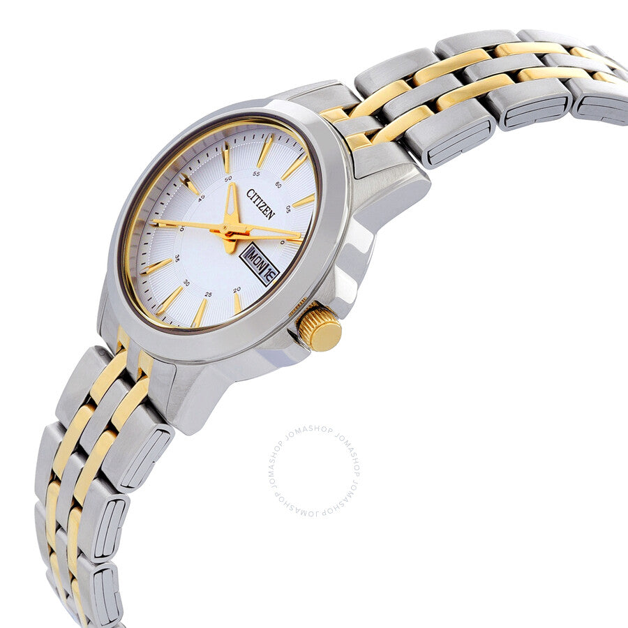 Citizen Quartz White Dial Ladies Watch EQ0608-55A - Dawson Watches #2