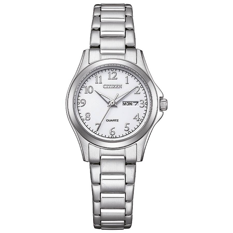 Citizen Quartz White Dial Ladies Watch EQ0610-53A - Dawson Watches