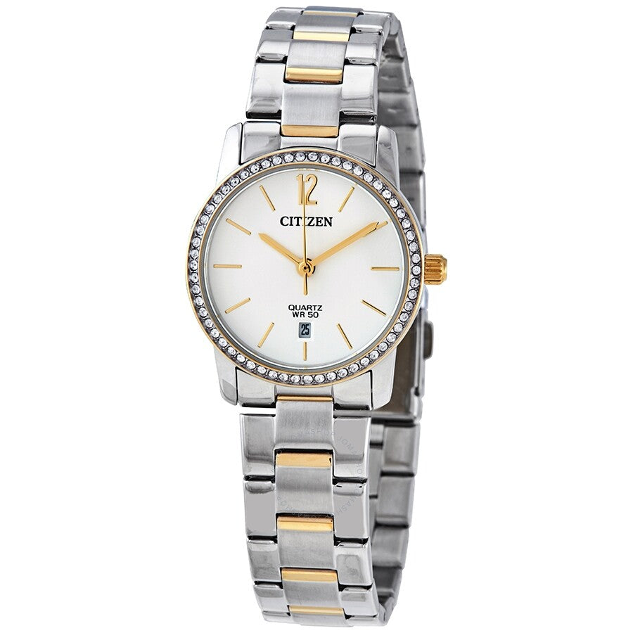 Citizen Quartz White Dial Two-tone Ladies Watch EU6038-89A - Dawson Watches