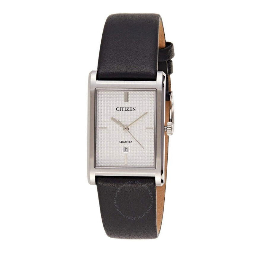Citizen Quartz White Dial Black Leather Men's Watch BH3001-06A - Dawson Watches