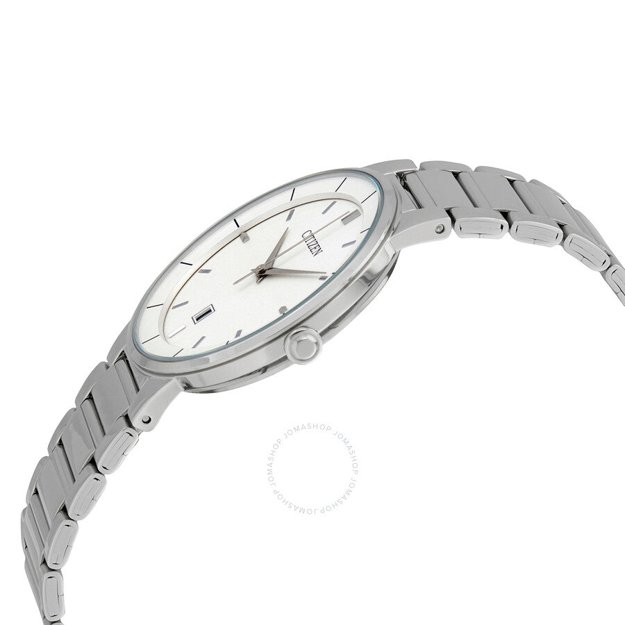Citizen Quartz White Dial Stainless Steel Men's Watch BI5010-59A - Dawson Watches #2