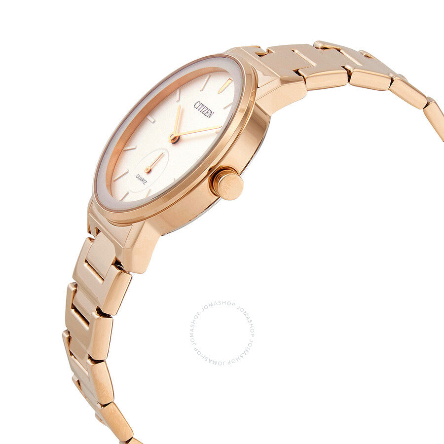Citizen Quartz White Dial Rose Gold-tone Ladies Watch EQ9063-55A - Dawson Watches #2