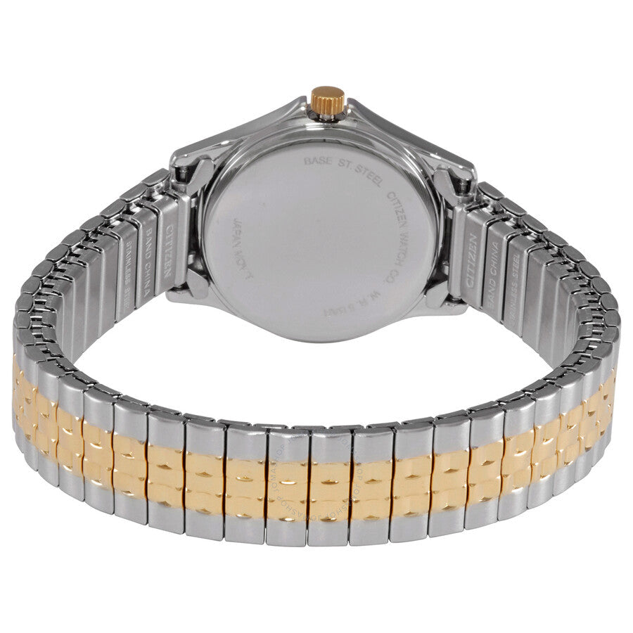 Citizen Quartz White Dial Stainless Steel Expansion Ladies Watch EQ2004-95A - Dawson Watches #3