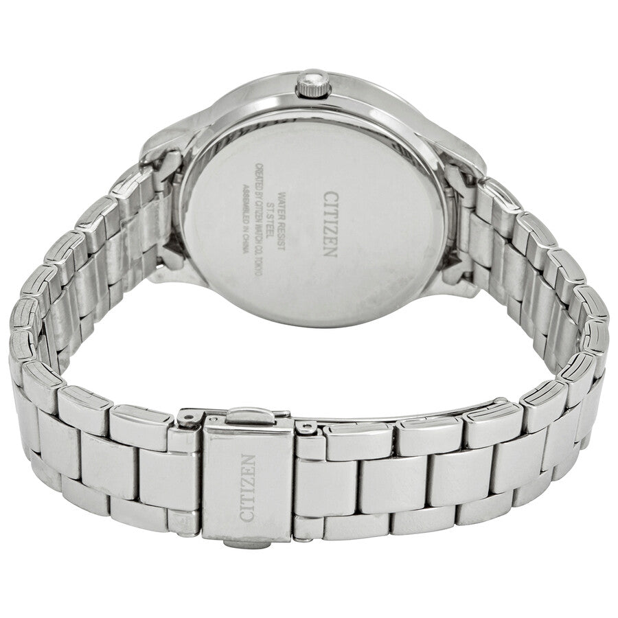 Citizen Quartz White Dial Stainless Steel Ladies Watch ED8150-53A - Dawson Watches #3