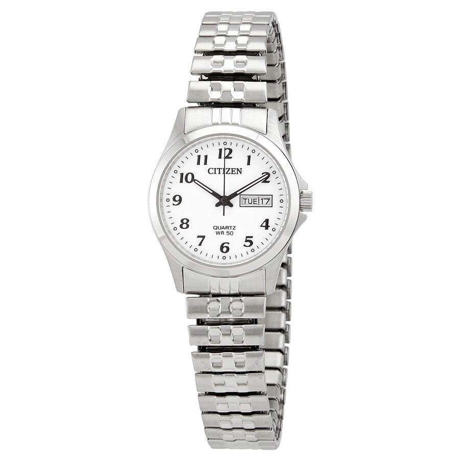 Citizen Quartz White Dial Stainless Steel Ladies Watch EQ2000-96A - Dawson Watches