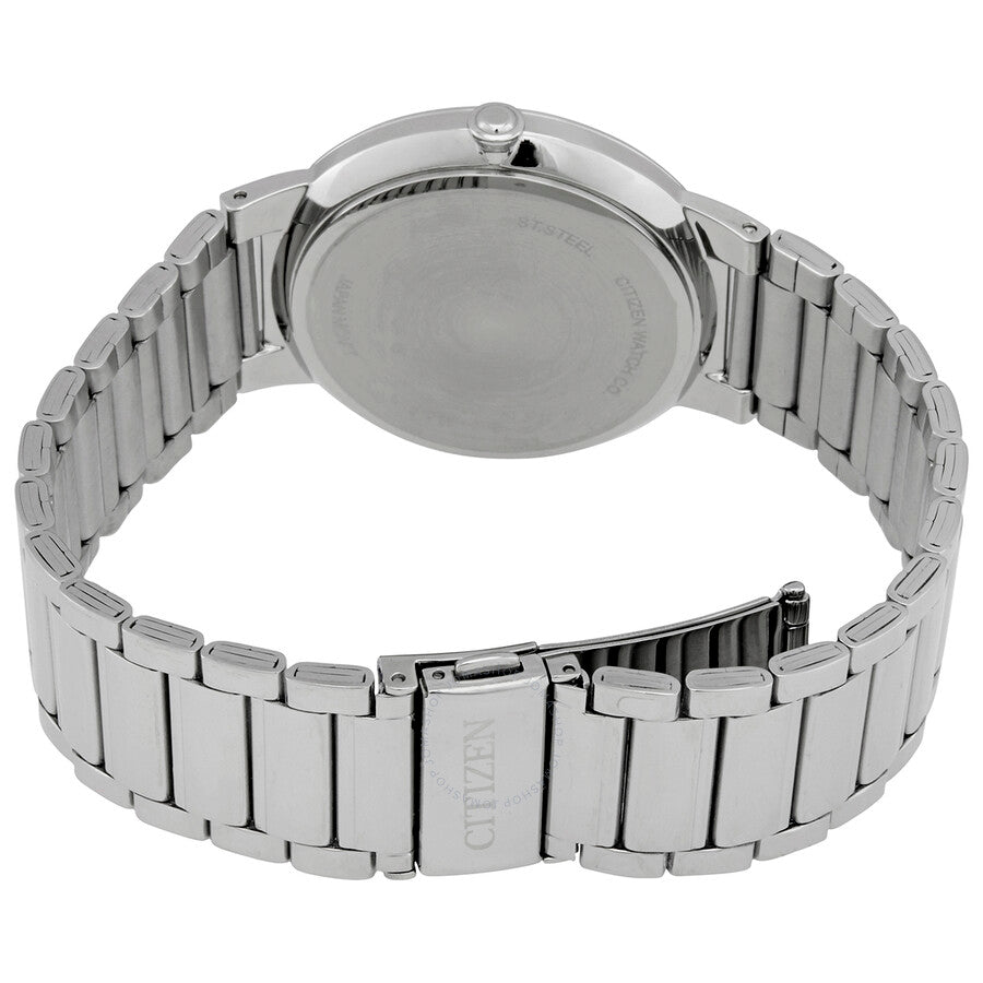 Citizen Quartz White Dial Stainless Steel Men's Watch BI5010-59A - The Watches Men & Co #3