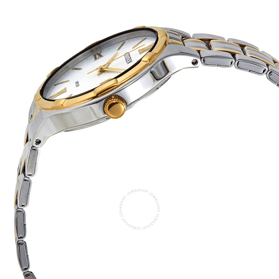 Citizen Quartz White Dial Stainless Steel Men's Watch BI5024-54A - Dawson Watches #2