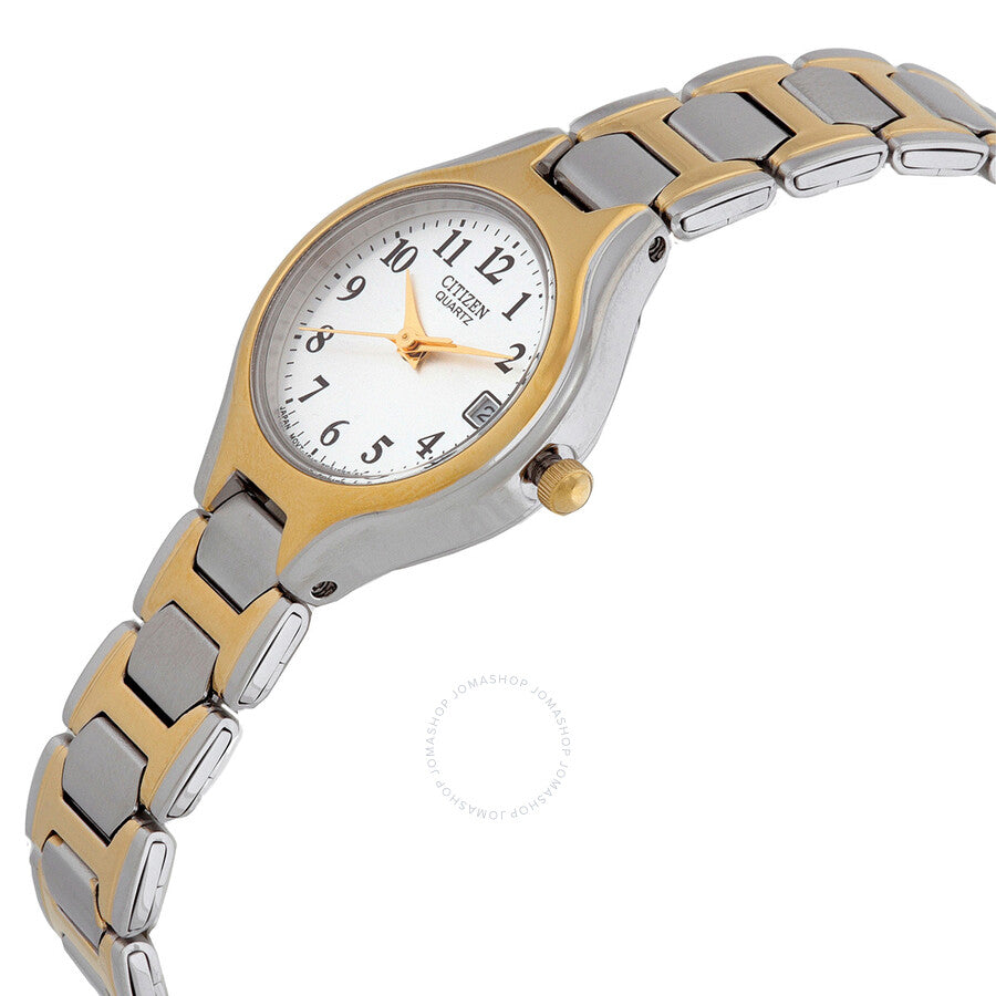 Citizen Quartz White Dial Two-Tone Ladies Watch EU2254-51A - Dawson Watches #2