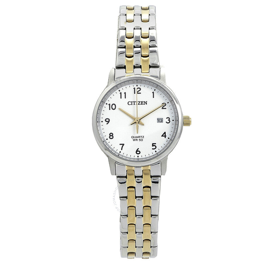 Citizen Quartz White Dial Two-tone Ladies Watch EU6096-58A - Dawson Watches