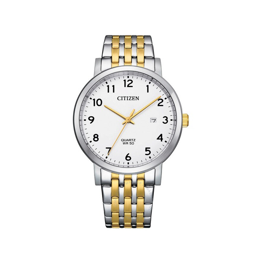 Citizen Quartz White Dial Two-tone Men's Watch BI5076-51A - Dawson Watches