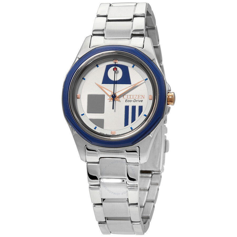 Citizen R2-D2 Star Wars Classic Silver Dial Ladies Watch FE7050-50W - Dawson Watches