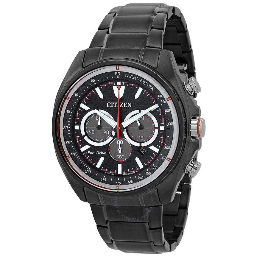 Citizen Racer Chronograph Eco-Drive Black Dial Men's Watch CA4567-82H - Dawson Watches