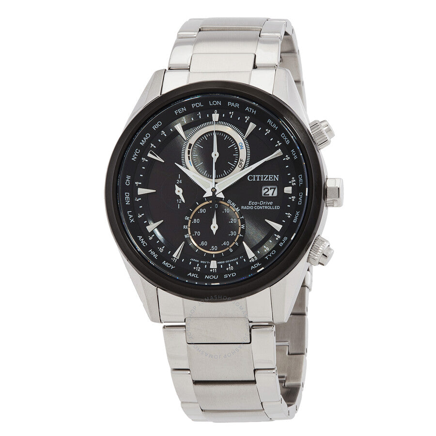 Citizen Radio-Controlled Perpetual Black Dial Men's Watch AT8266-89E - Dawson Watches