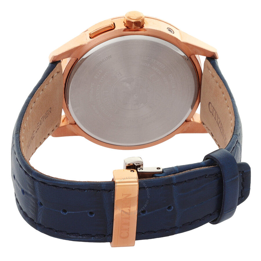 Citizen Radio-Controlled Perpetual Eco-Drive Blue Dial Men's Watch CB0152-24L - Dawson Watches #3