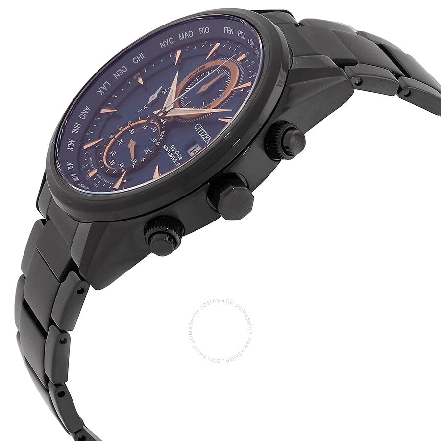 Citizen Radio-Controlled World Time Chronograph Blue Dial Men's Watch AT8265-57L - Dawson Watches #2