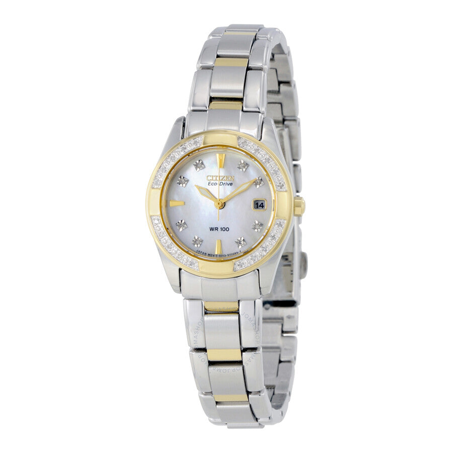Citizen Regent Eco-Drive Mother of Pearl Dial Ladies Watch EW1824-57D - Dawson Watches