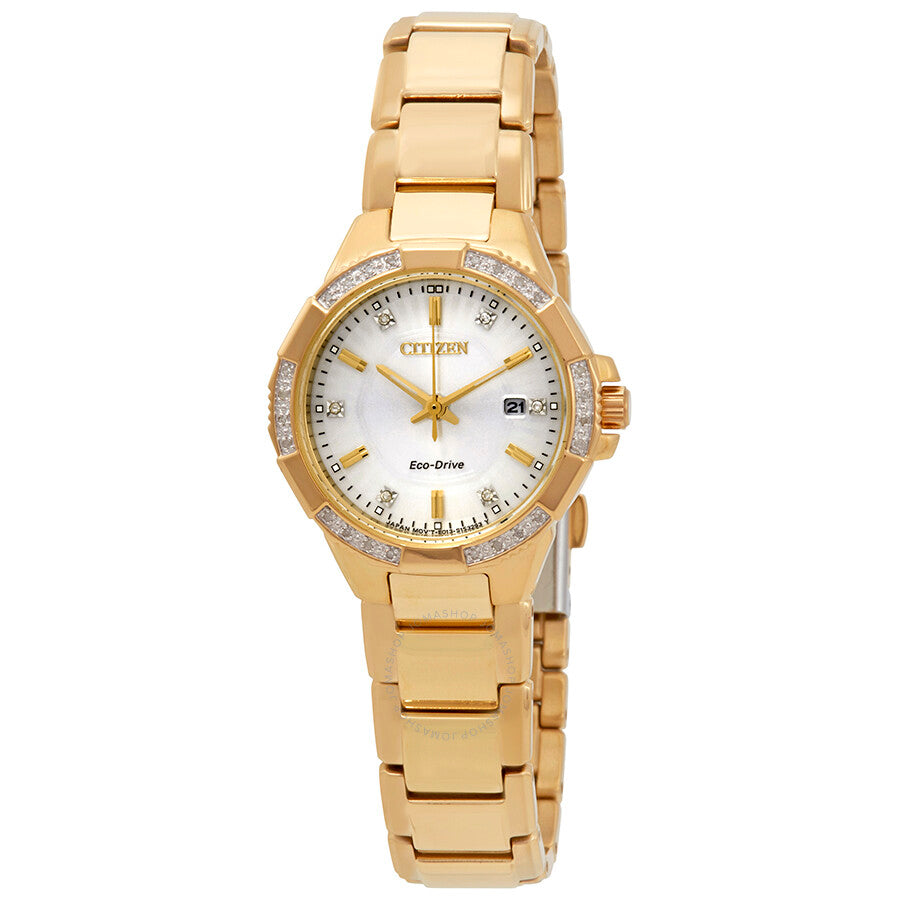Citizen Riva Diamond Silver Dial Ladies Watch EW2462-51A - Dawson Watches