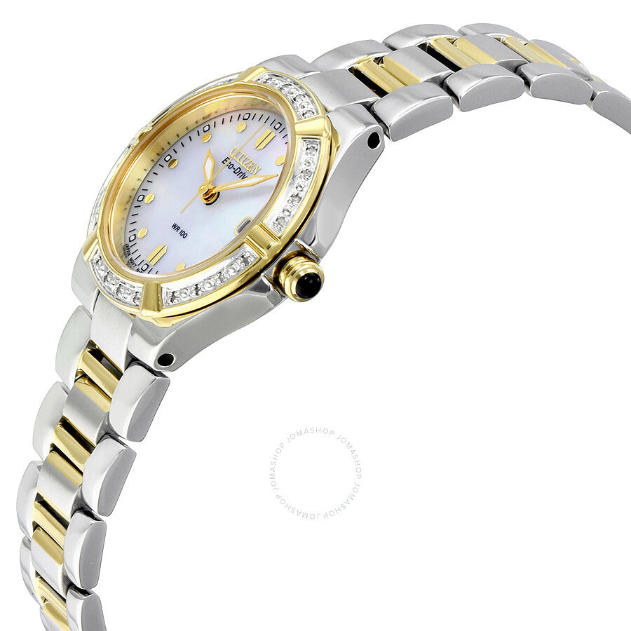 Citizen Riva Mother of Pearl Dial Two-tone Ladies Watch EW0894-57D - Dawson Watches #2