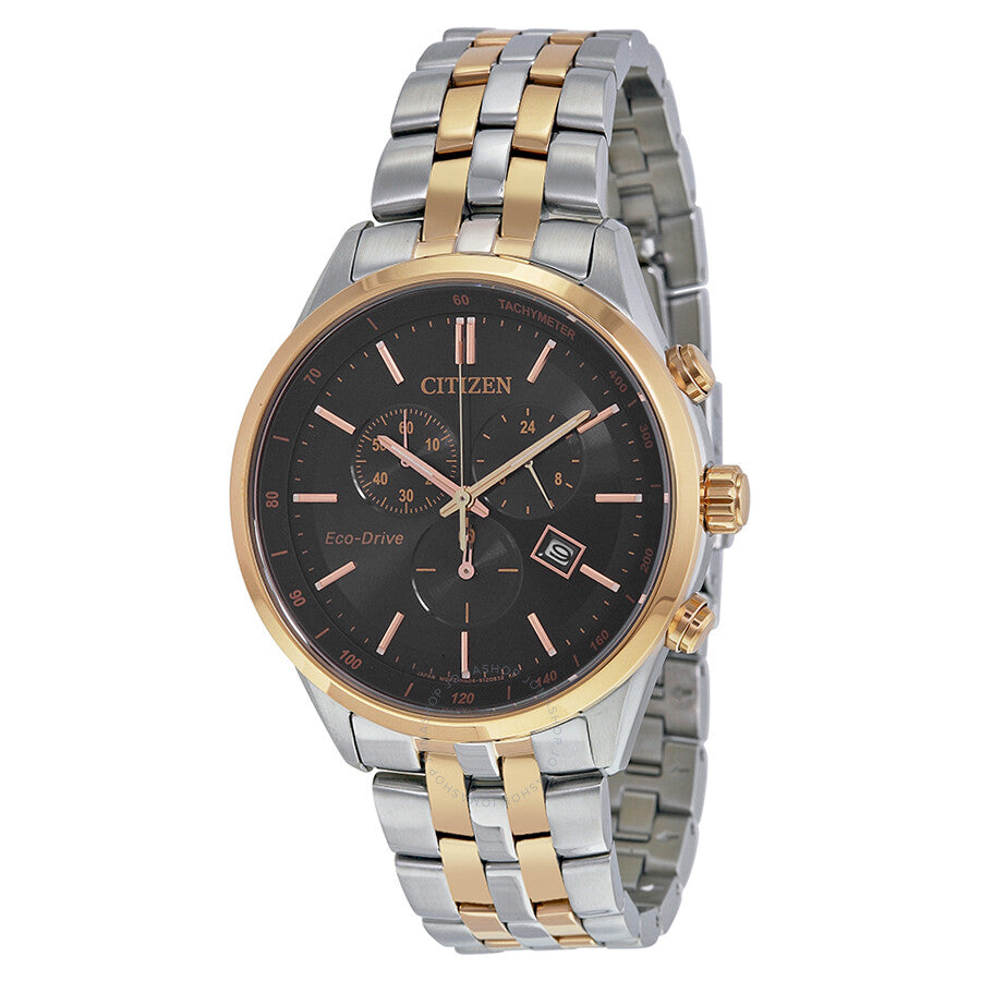 Citizen Sapphire Collection Eco-drive Black Dial Men's Watch AT2146-59E - Dawson Watches