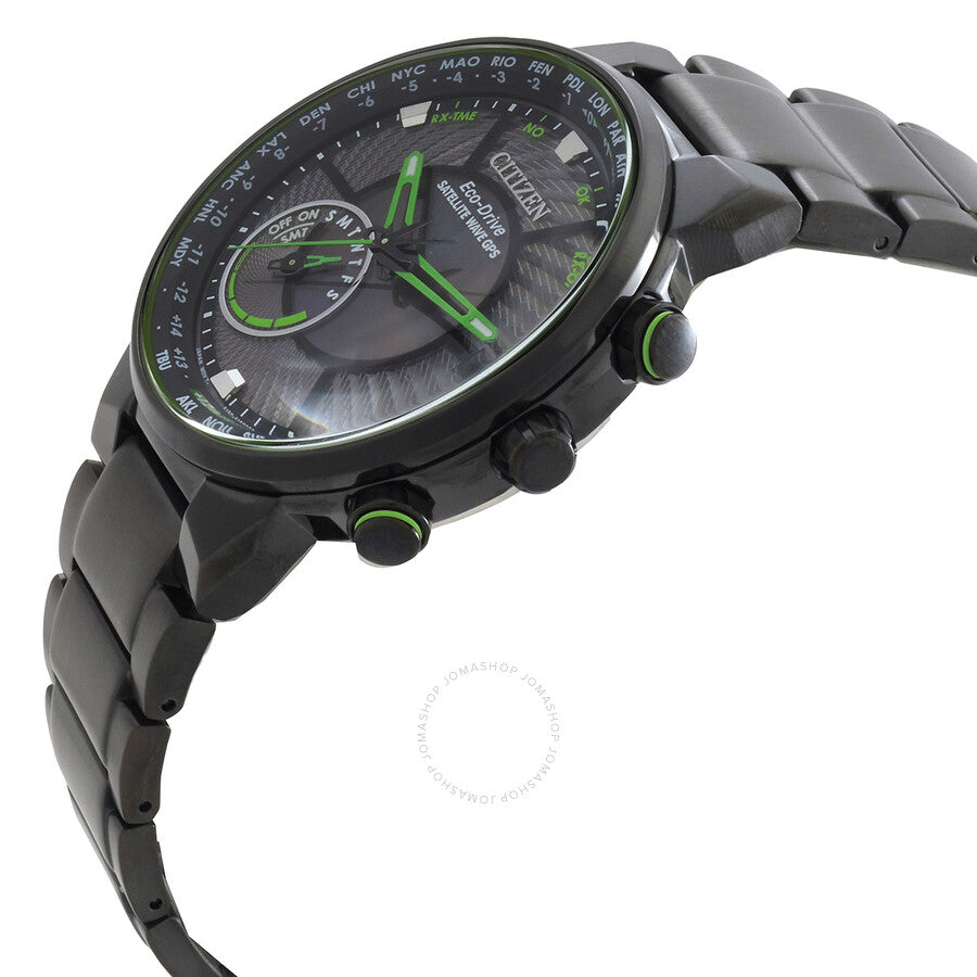 Citizen Satellite Wave GPS Freedom Black Eco-Drive Dial Men's Watch CC3035-50E - Dawson Watches #2
