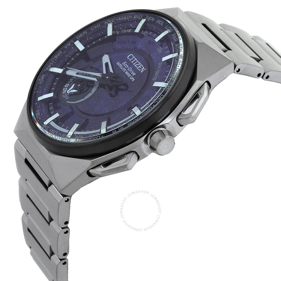 Citizen Satellite Wave X Perpetual World Time Blue Dial Men's Watch CC3097-52L - Dawson Watches #2