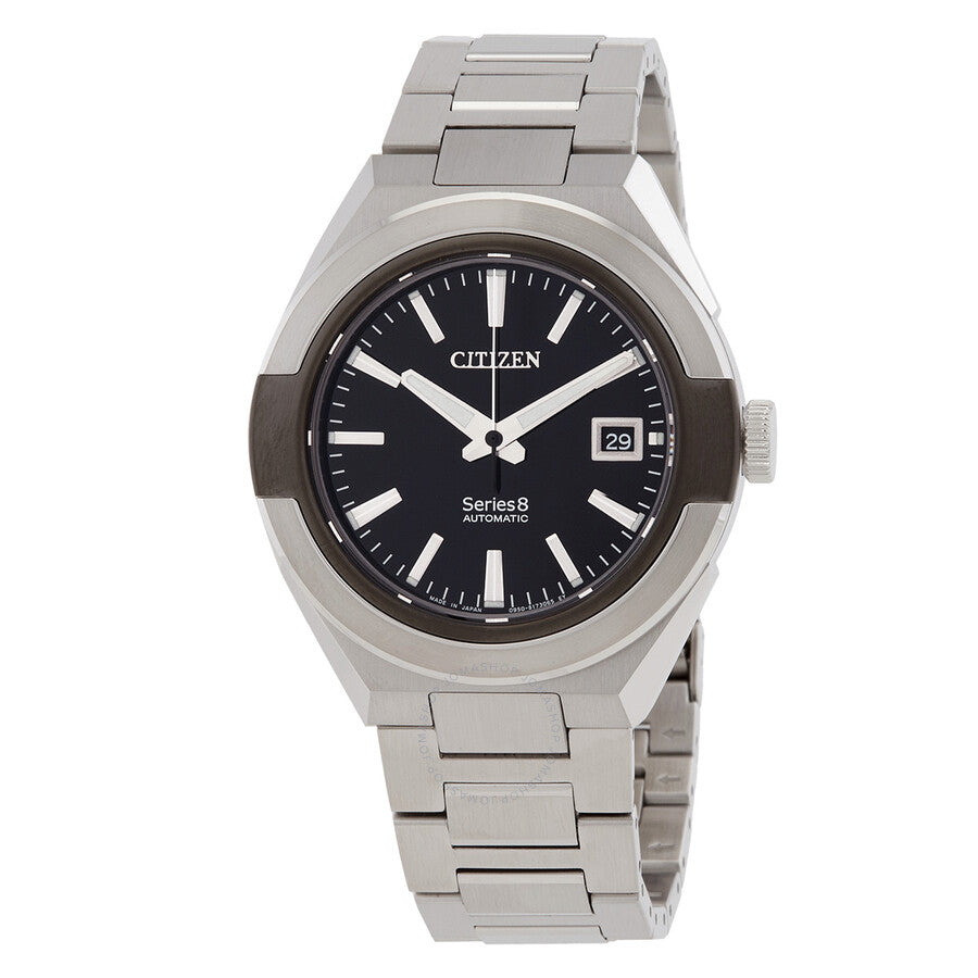 Citizen Series 8 Automatic Black Dial Men's Watch NA1004-87E - Dawson Watches