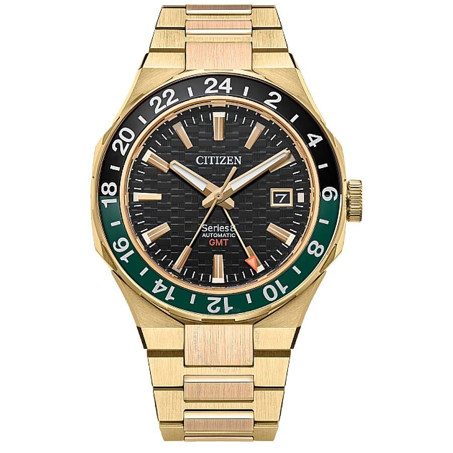 Citizen Series8 880 GMT Automatic Black Dial Men's Watch NB6033-51E - The Watches Men & Co