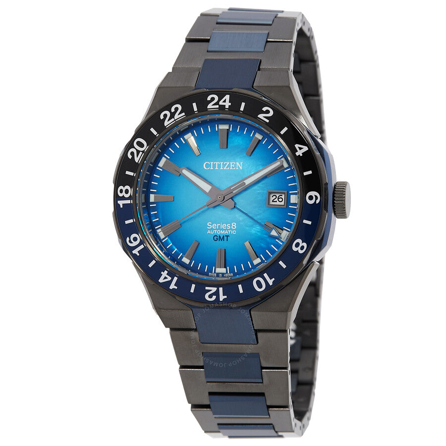 Citizen Series8 Automatic Blue Mother of Pearl Dial Men's Watch NB6036-52N - Dawson Watches