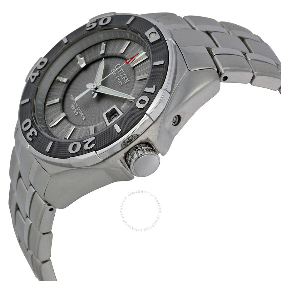 Citizen Signature Eco-Drive Silver Dial Stainless Steel Men's Watch BL1257-56A - Dawson Watches #2
