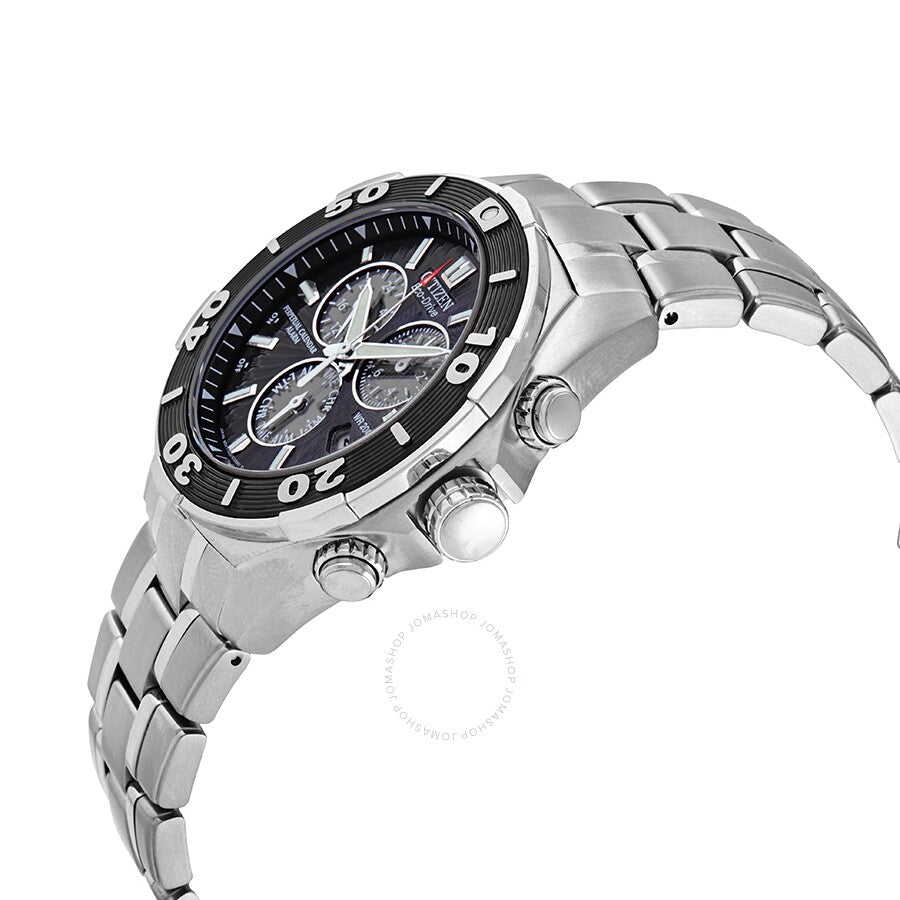 Citizen Signature Perpetual Calendar Eco-Drive Chronograph Black Dial Men's Watch BL5440-58E - Dawson Watches #2