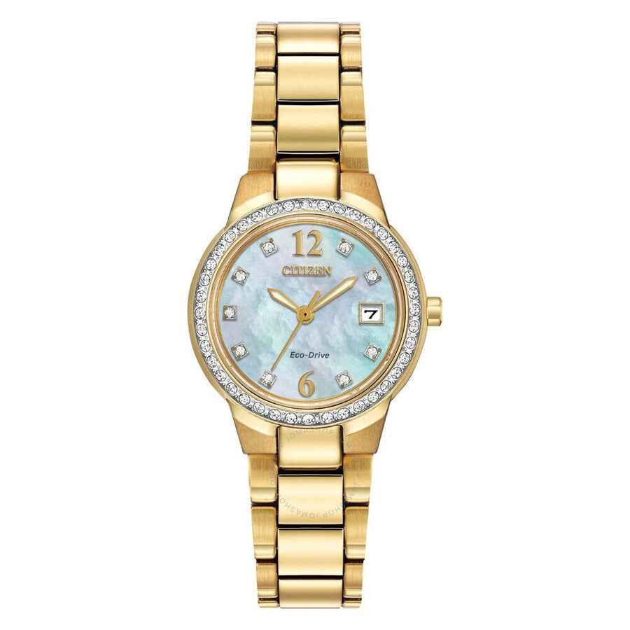 Citizen Silhouette Crystal Ladies Eco-Drive Watch EW1992-52D - Dawson Watches