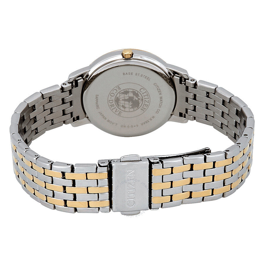 Citizen Eco-Drive Silhouette Crystal Mother of Pearl Dial Ladies Watch EX1484-57D - Dawson Watches #3