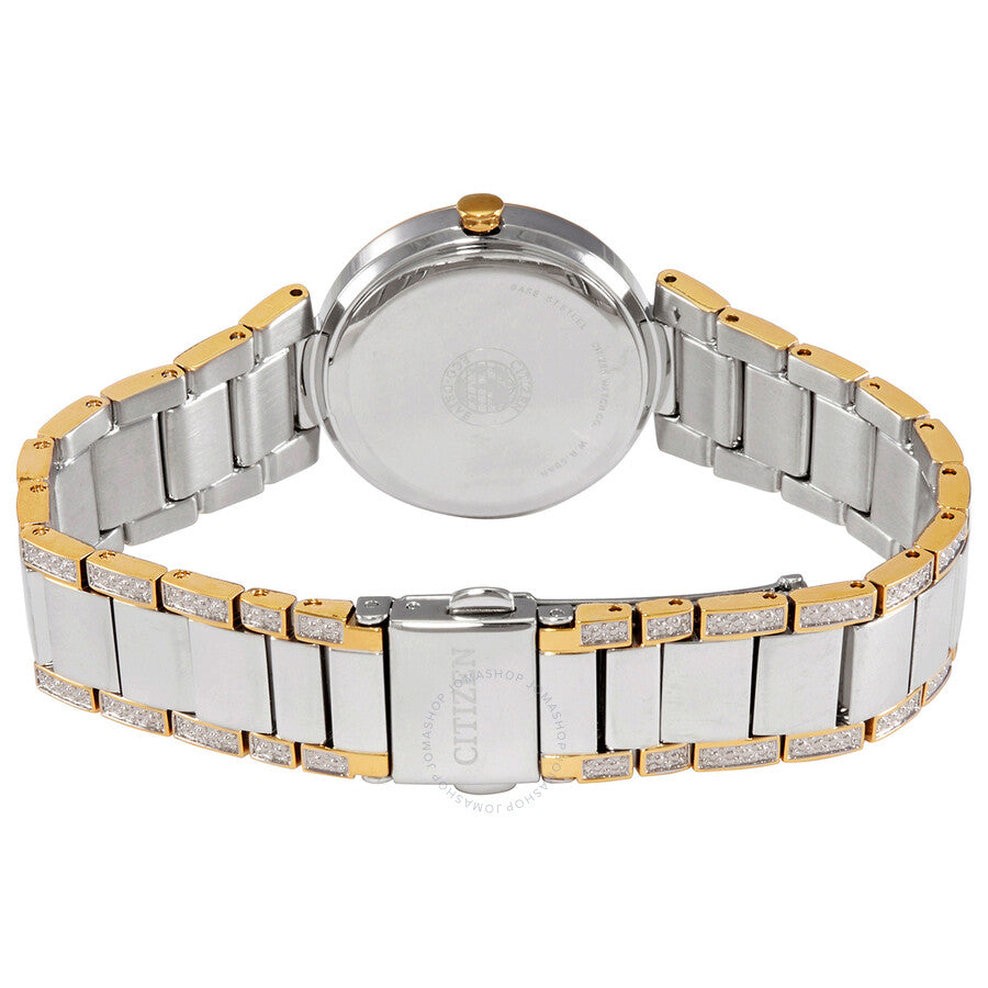 Citizen Silhouette Crystal Mother of Pearl Dial Ladies Watch EM0844-58D - Dawson Watches #3