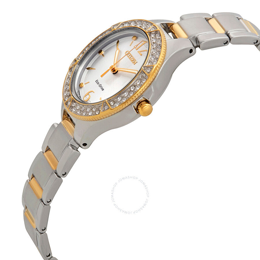 Citizen Silhouette Crystal Silver Dial Ladies Watch FE1164-53A - Dawson Watches #2
