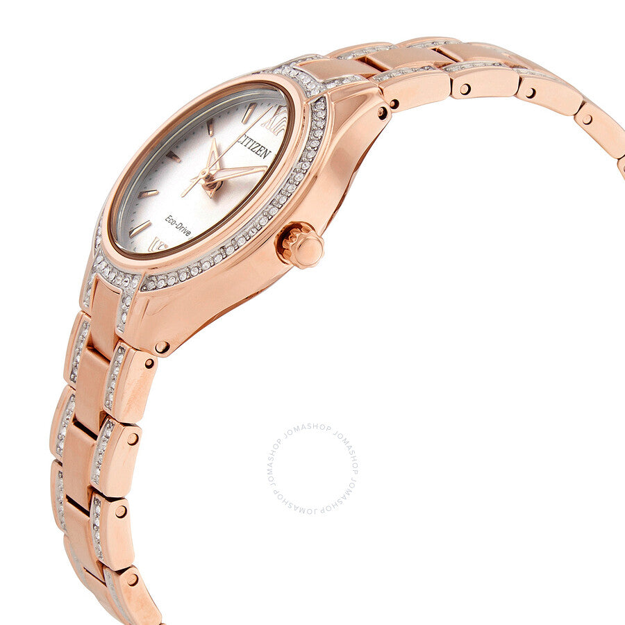 Citizen Silhouette Crystal Silver Dial Ladies Watch FE1233-52A - Dawson Watches #2