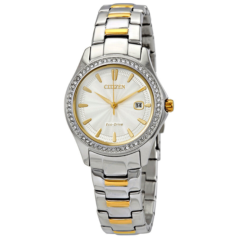 Citizen Silhouette Crystal Silver Dial Ladies Watch Set FE1144-69A - Dawson Watches #2