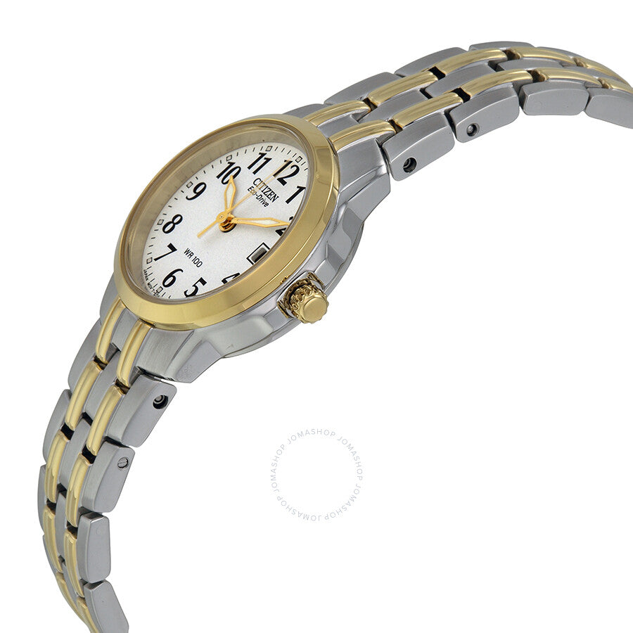 Citizen Silhouette Eco-Drive White Dial Two-tone Ladies Watch EW1544-53A - Dawson Watches #2