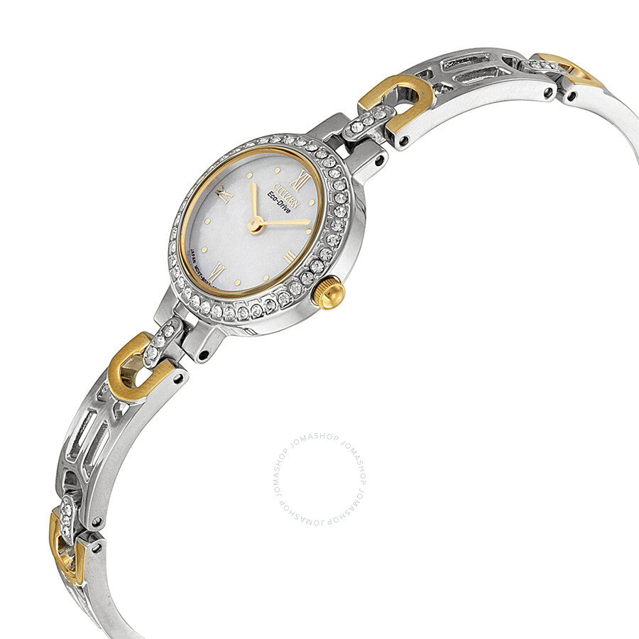 Citizen Silhouette Eco-Drive Mother of Pearl Dial Ladies Watch EW8464-52D - Dawson Watches #2