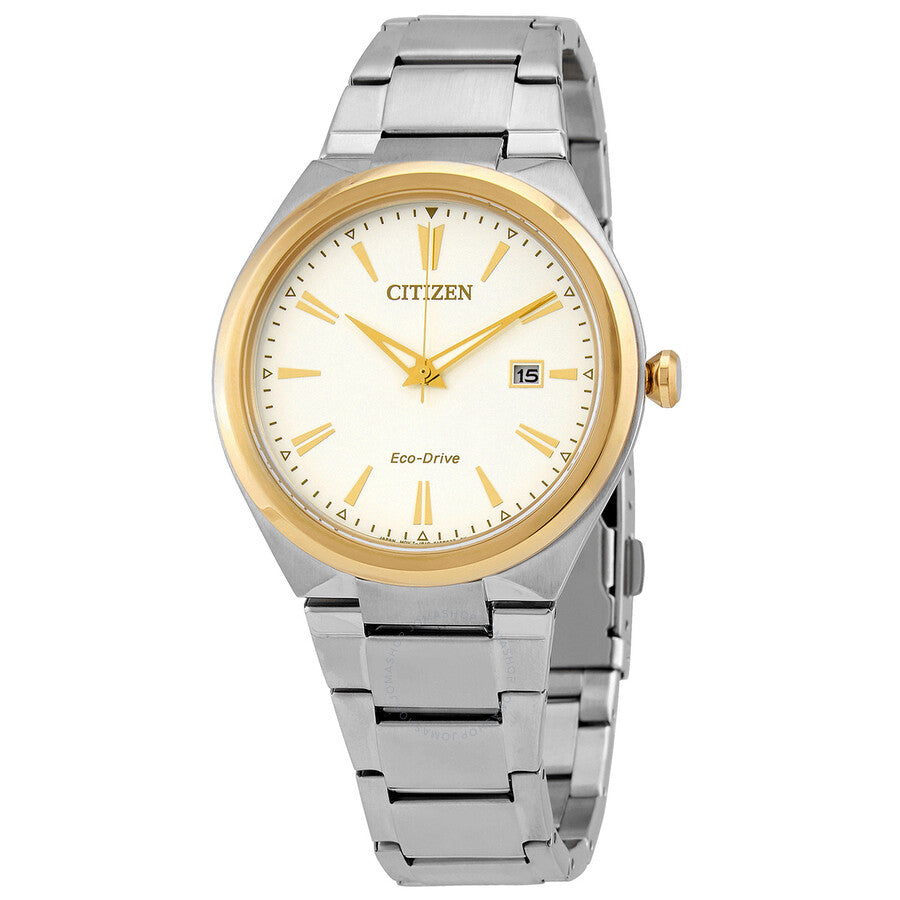 Citizen Silver Dial Eco-Drive Stainless Steel Men's Watch AW1374-51B - Dawson Watches