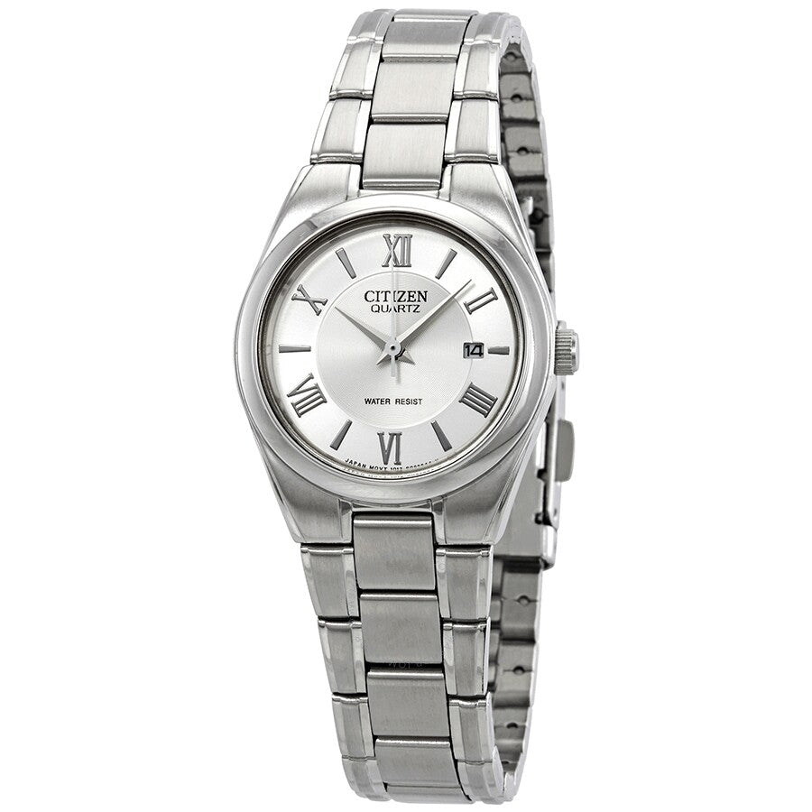 Citizen Silver Dial Stainless Steel Ladies Watch EU3060-51A - Dawson Watches
