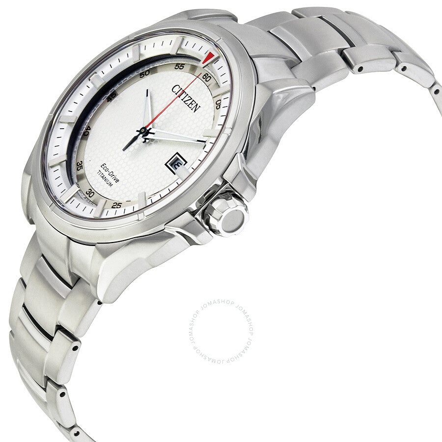 Citizen Eco-Drive Titanium Sapphire Crystal Silver Dial Men's Watch AW1400-52A - Dawson Watches #2