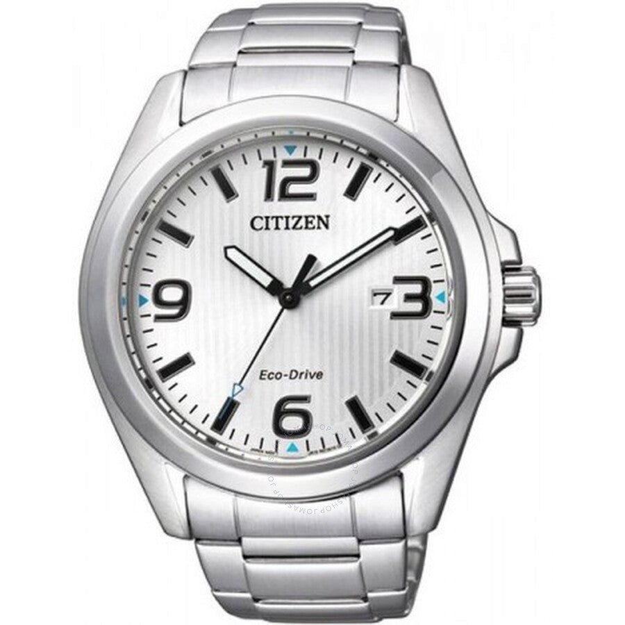 Citizen Eco-Drive Silver Dial Stainless Steel Men's Watch AW1430-51A - Dawson Watches