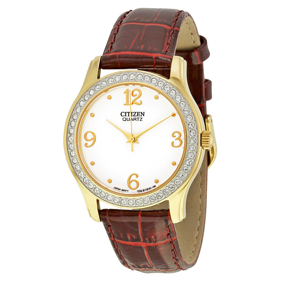 Citizen Silver Mother of Pearl Dial Dial Ladies Watch EL3012-00A - Dawson Watches