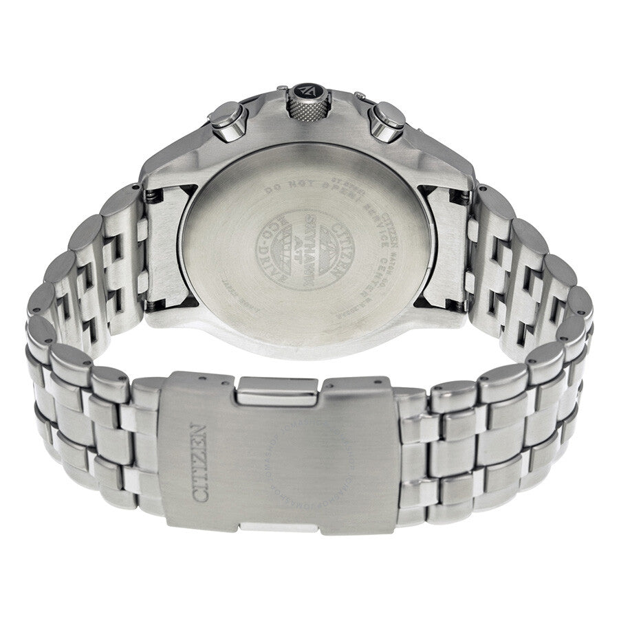 Citizen Skyhawk A-T Stainless Steel Chronograph Atomic Men's Watch JY0000-53E - Dawson Watches #3